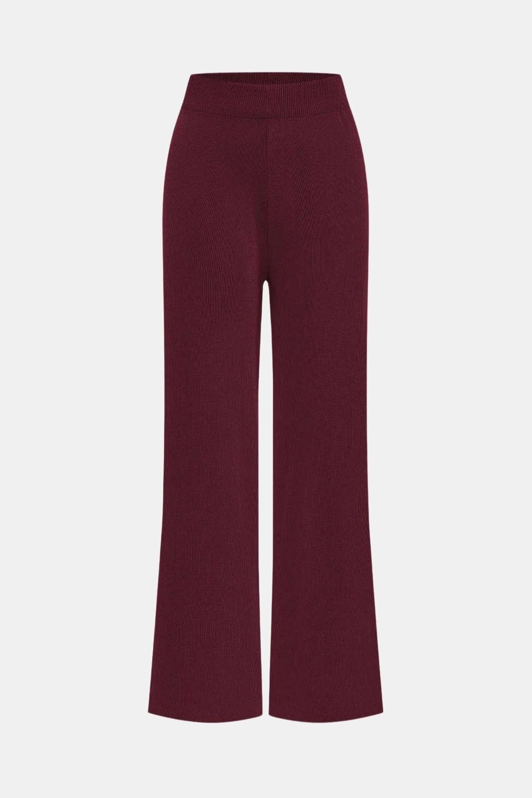 Elisa - Knit Tank Top, Cardigan & Pants Set