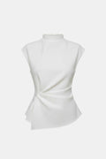Orvella – Ruched Waist Sleeveless Top